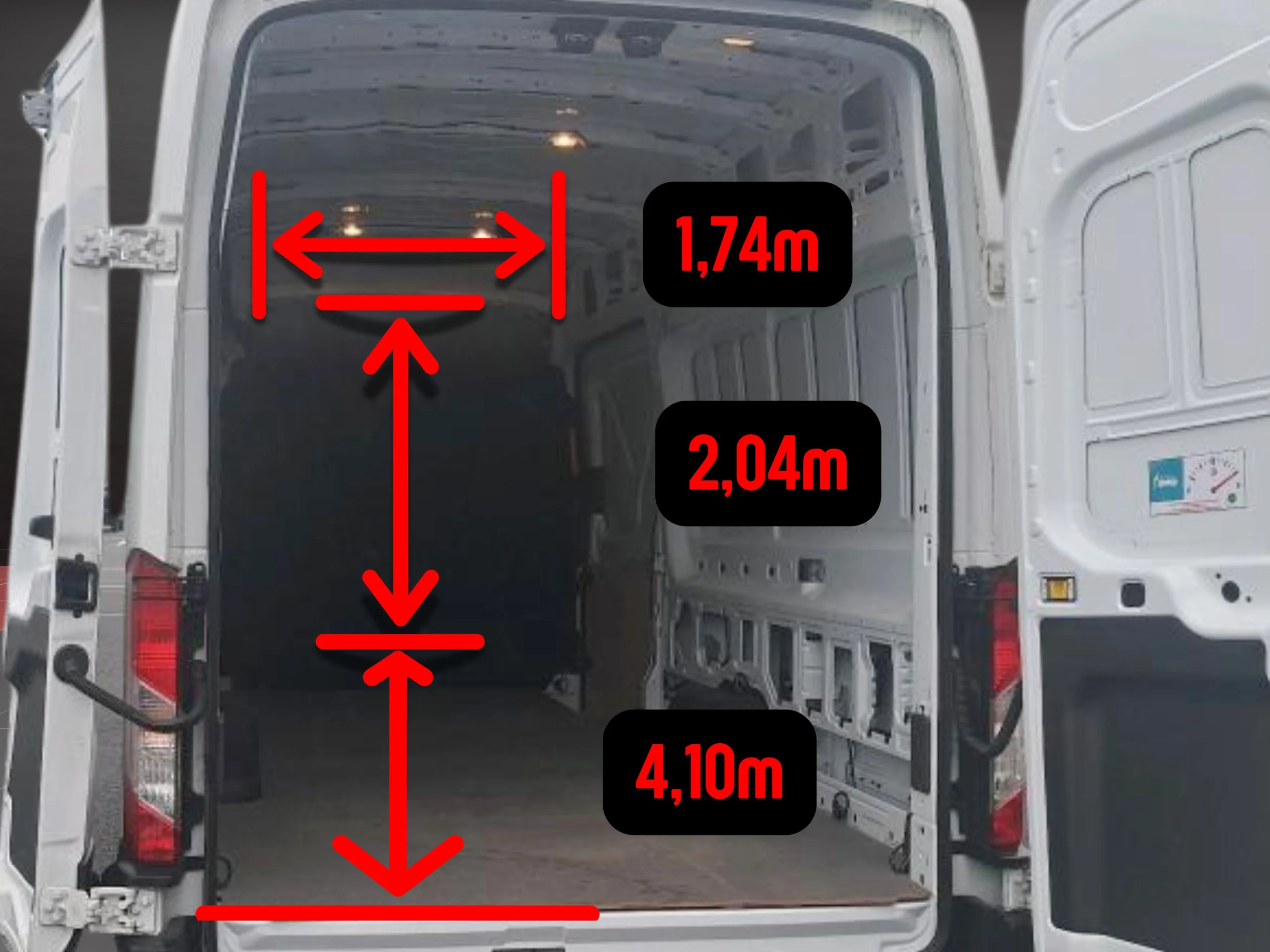 Ford Transit L4H3 130CV Trend - Foto 6