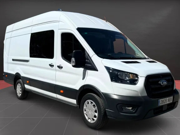 Ford Transit Furgon Mixto L4H3 170CV (2024) – 6 Plazas Retráctiles Gran Volumen Ocasión ¡Desde 450 €/mes! 