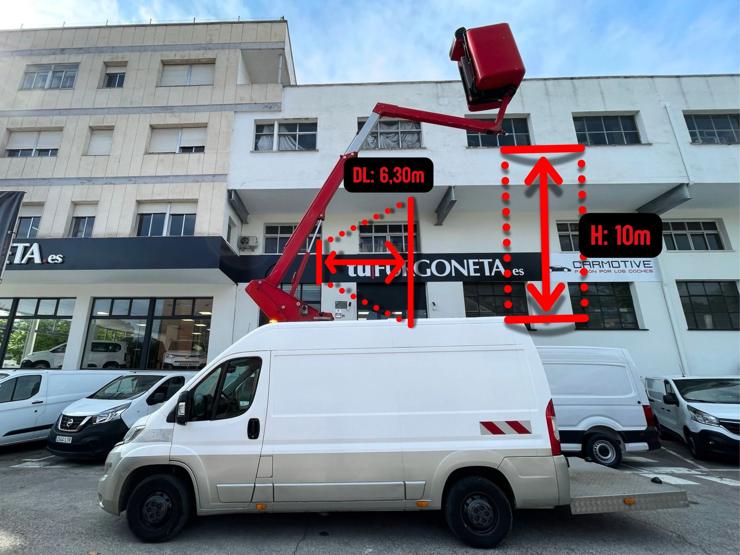 Citroen Jumper L2H2 Con Cesta Elevadora 110 CV - Foto 21